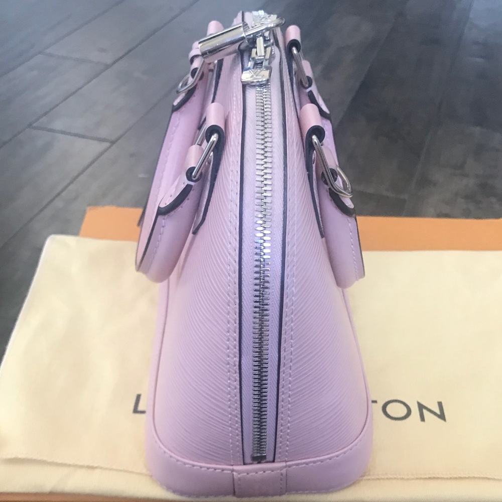 Louis Vuitton Epi Leather Alma BB Rose Ballerine - Picture 4 of 8